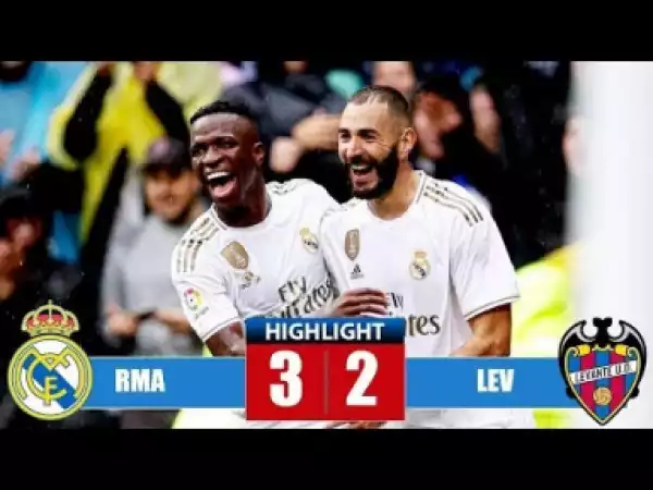 Real Madrid vs Levante  3 - 2 | LA Liga All Goals & Highlights | 14-09-2019